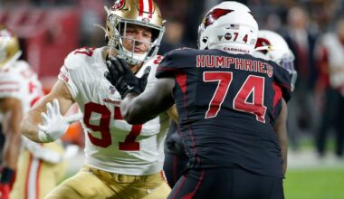 49ers sign veteran D.J. Humphries for depth at offensive tackle