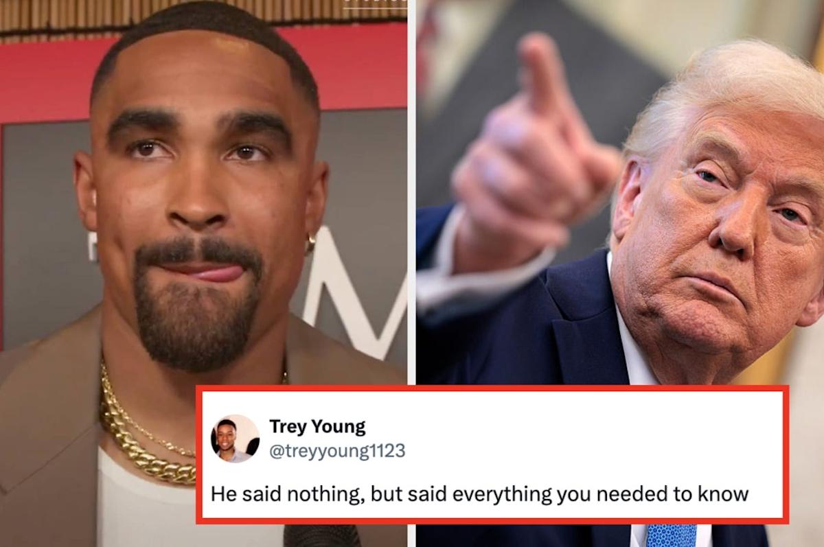 The Internet Is Losing It Over This NFL Star's Reaction About Visiting The White House Next Week