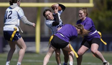 Women's flag football growing at colleges with NFL boost | Sports
