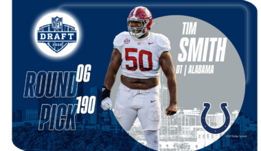 Indianapolis Colts select Alabama's Tim Smith in 2025 NFL draft