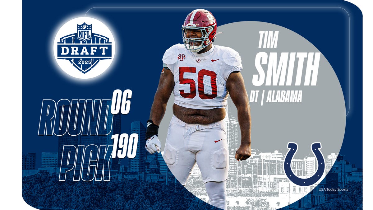 Indianapolis Colts select Alabama's Tim Smith in 2025 NFL draft