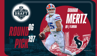 Houston Texans select Florida QB Graham Mertz in 6th round