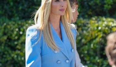 Ivanka Trump arrives at Monday's White House ceremony with the Philadelphia Eagles