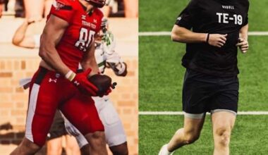 Texans invite 6-9, 270-pound Texas Tech tight end, Klein grad Mason Tharp to rookie minicamp