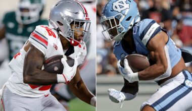 Who fits Broncos better in NFL draft: Omarion Hampton, TreVeyon Henderson?