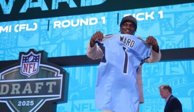 Fantasy football 2025 NFL Draft player grades: Every pick from Cam Ward to Brashard Smith and more