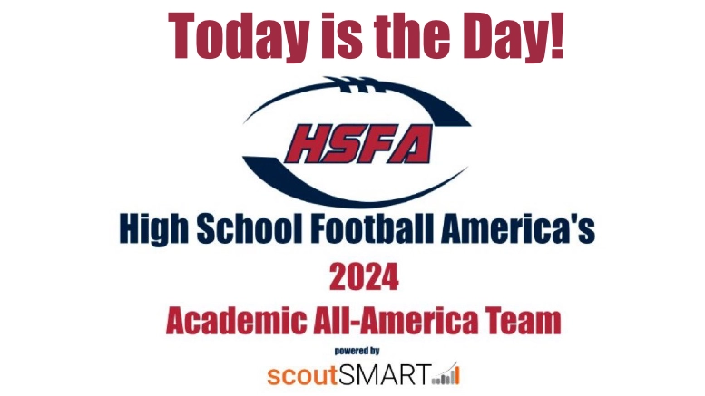 High School Football America begins releasing 2024 Academic All-Americans today at noon
