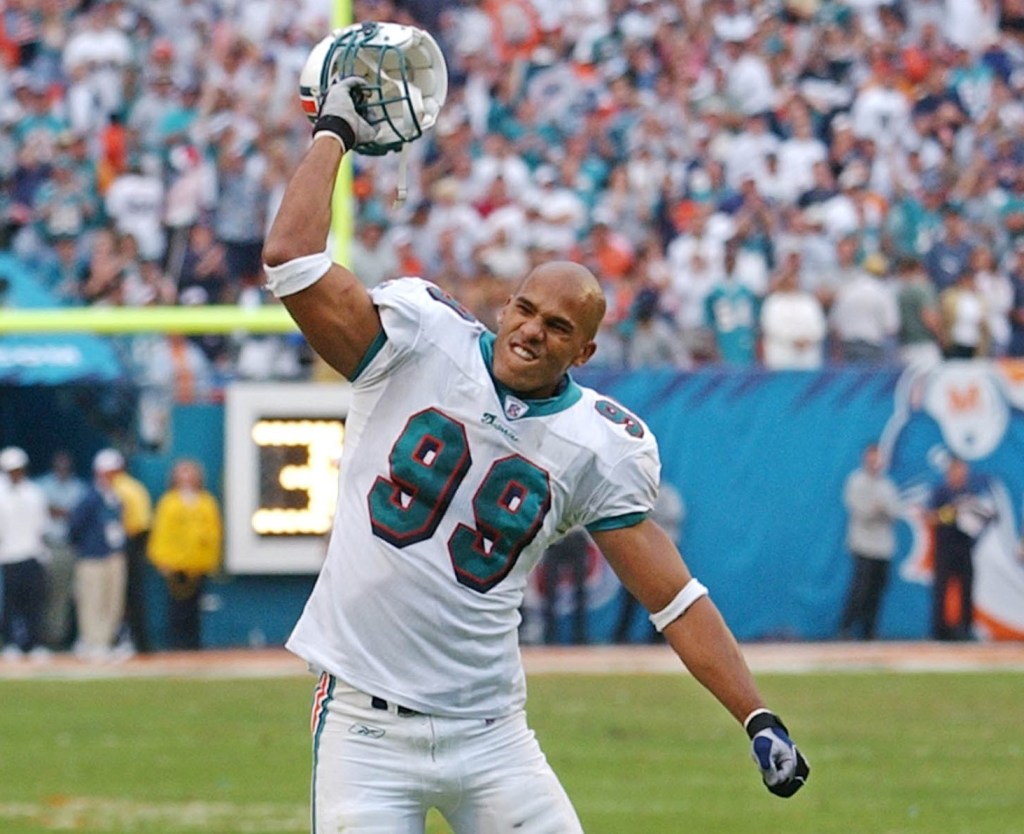 Hall of Famer Jason Taylor, who had many great moments against the Jets as a member of the Dolphins, said he's now a Gang Green fan after the team drafted his tight end son, Mason, in the second round of the 2025 NFL Draft on April 25.
