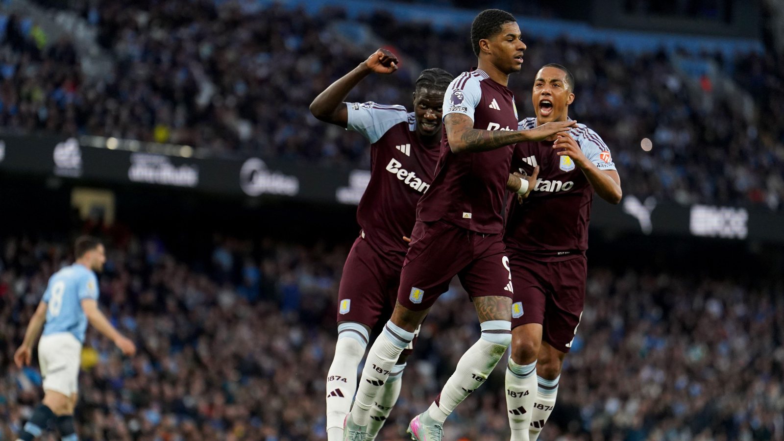 Rashford's agent 'spotted' with Man City chiefs as Aston Villa 'convinced' Man Utd star will 'join rivals'