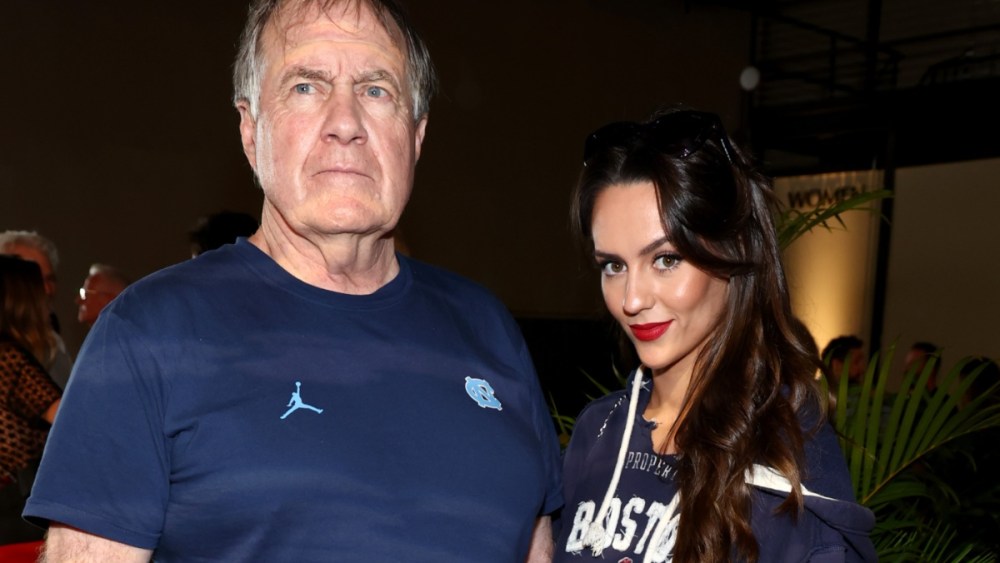 Bill Belichick Interview Interrupted by Girlfriend Jordon Hudson