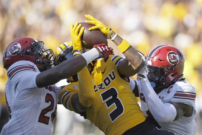Mizzou wide receiver Luther Burden III visited Texans, Broncos, Cowboys, Titans, Raiders