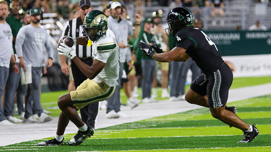 Seattle Seahawks NFL Draft Colorado State WR Tory Horton Hawaii 2023...