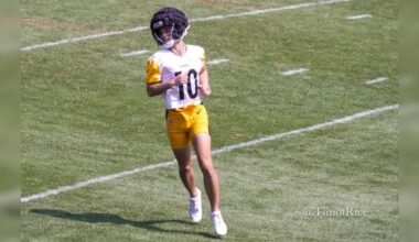 Roman Wilson 2024 Steelers Training Camp Debut