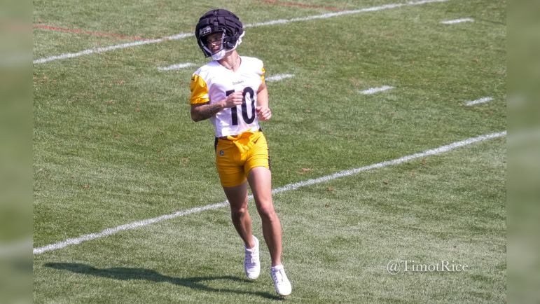 Roman Wilson 2024 Steelers Training Camp Debut