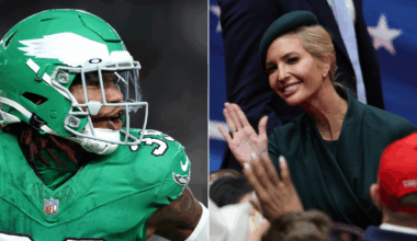 Philadelphia Eagles player Eli Ricks teases a crush on Ivanka Trump
