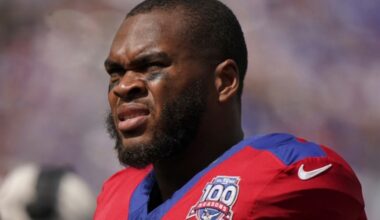 New York Giants decline option on Evan Neal’s contract