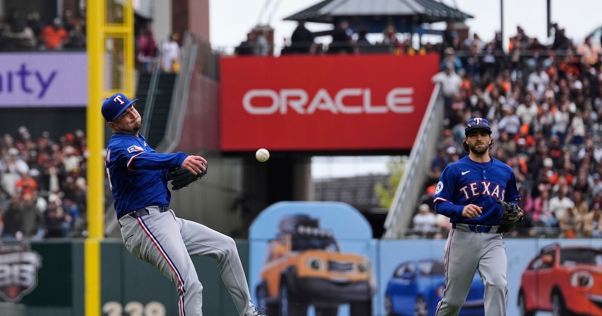 How a 59 mph dribbler walked off the Texas Rangers