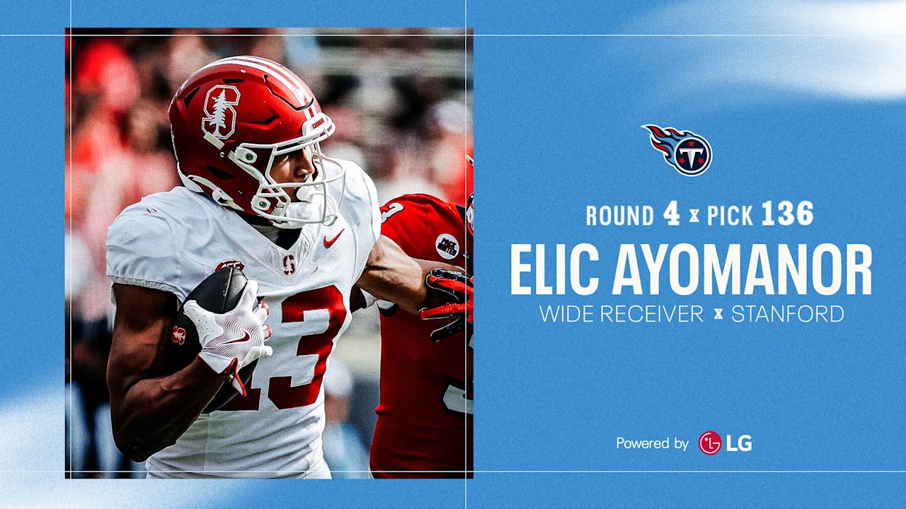 Titans Select Stanford Receiver Elic Ayomanor in the Fourth Round of the NFL Draft