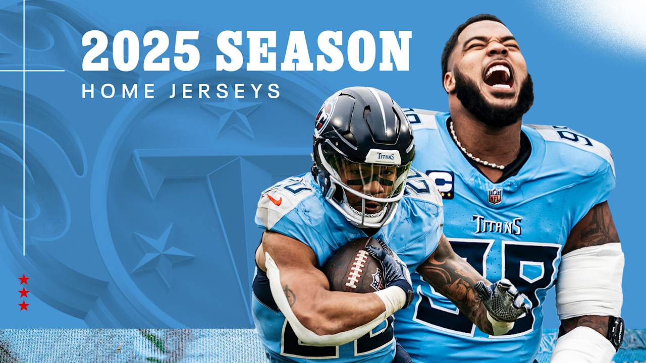Titans Switching to “Titans Blue” as Primary Home Jersey Color in 2025