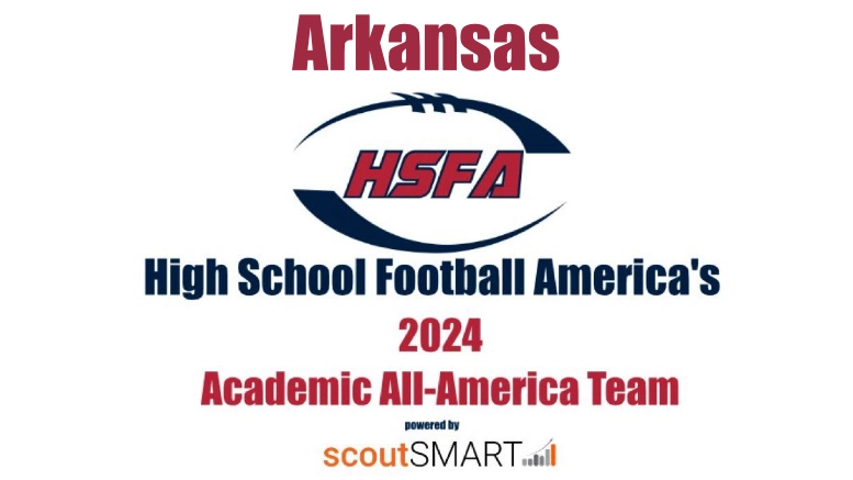 2024 High School Football America Arkansas Academic All-Americans