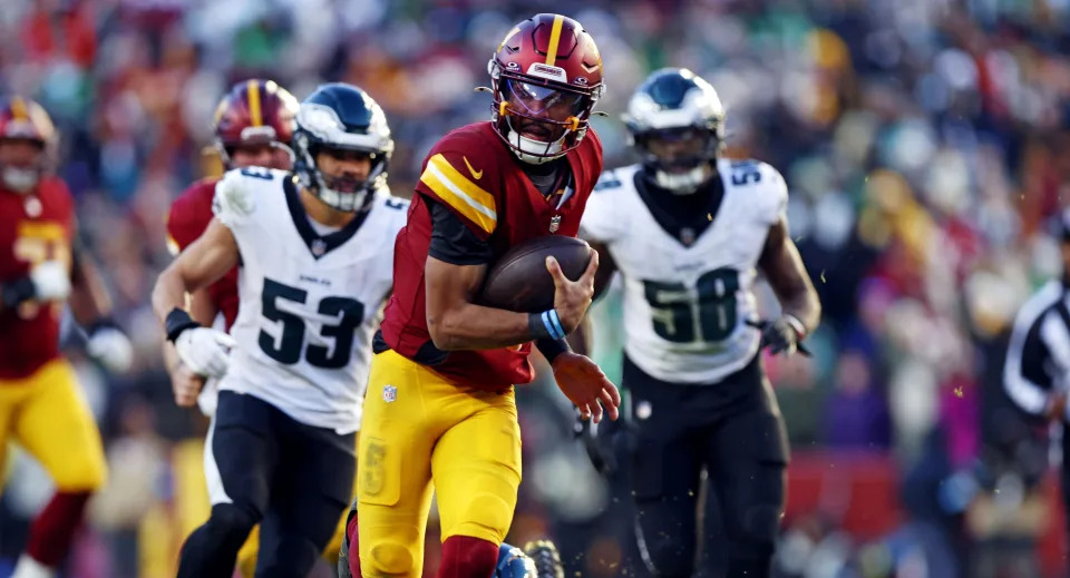 How to watch Jayden Daniels and the Washington Commanders play the Philadelphia Eagles in the NFC championship game of the NFL playoffs on Sunday.