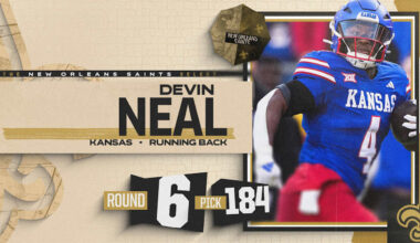 RB Devin Neal, Kansas, Round 6, Pick 184