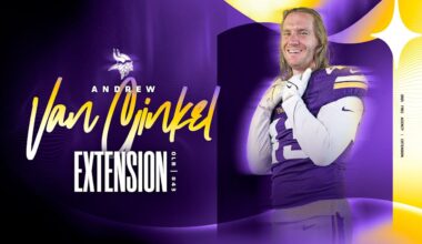 Vikings Announce Extension with Andrew Van Ginkel