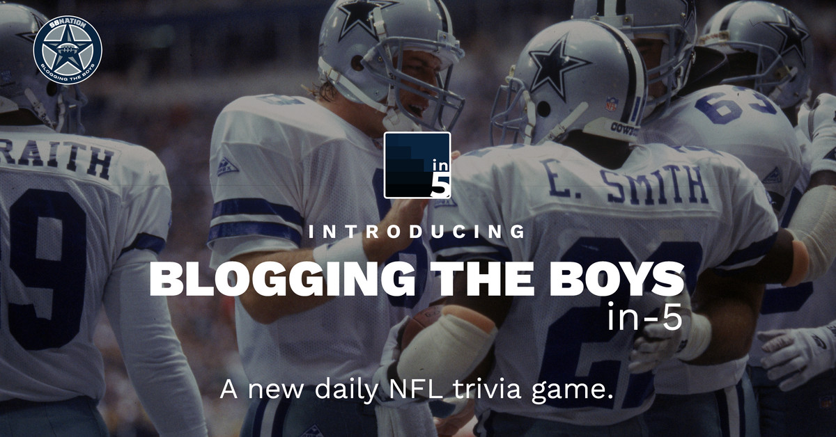 Your daily Cowboys trivia game, Sunday edition