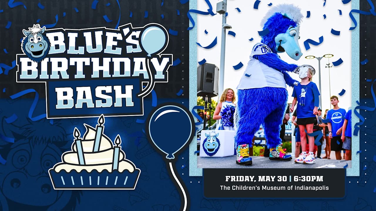 Colts to host Second Annual 'Blue's Birthday Bash' on May 30