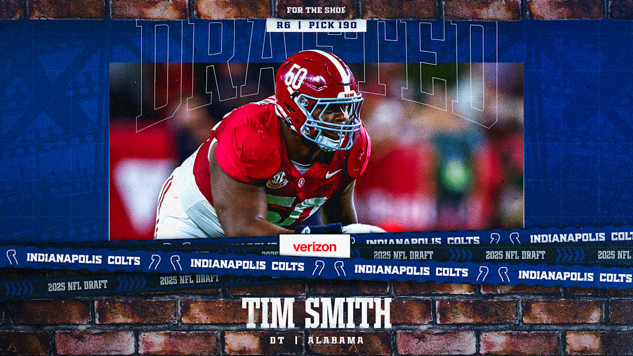 Colts select Alabama defensive tackle Tim Smith in sixth round of 2025 NFL Draft