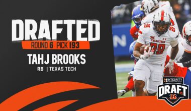 Bengals Select Tahj Brooks With 193rd Overall Pick