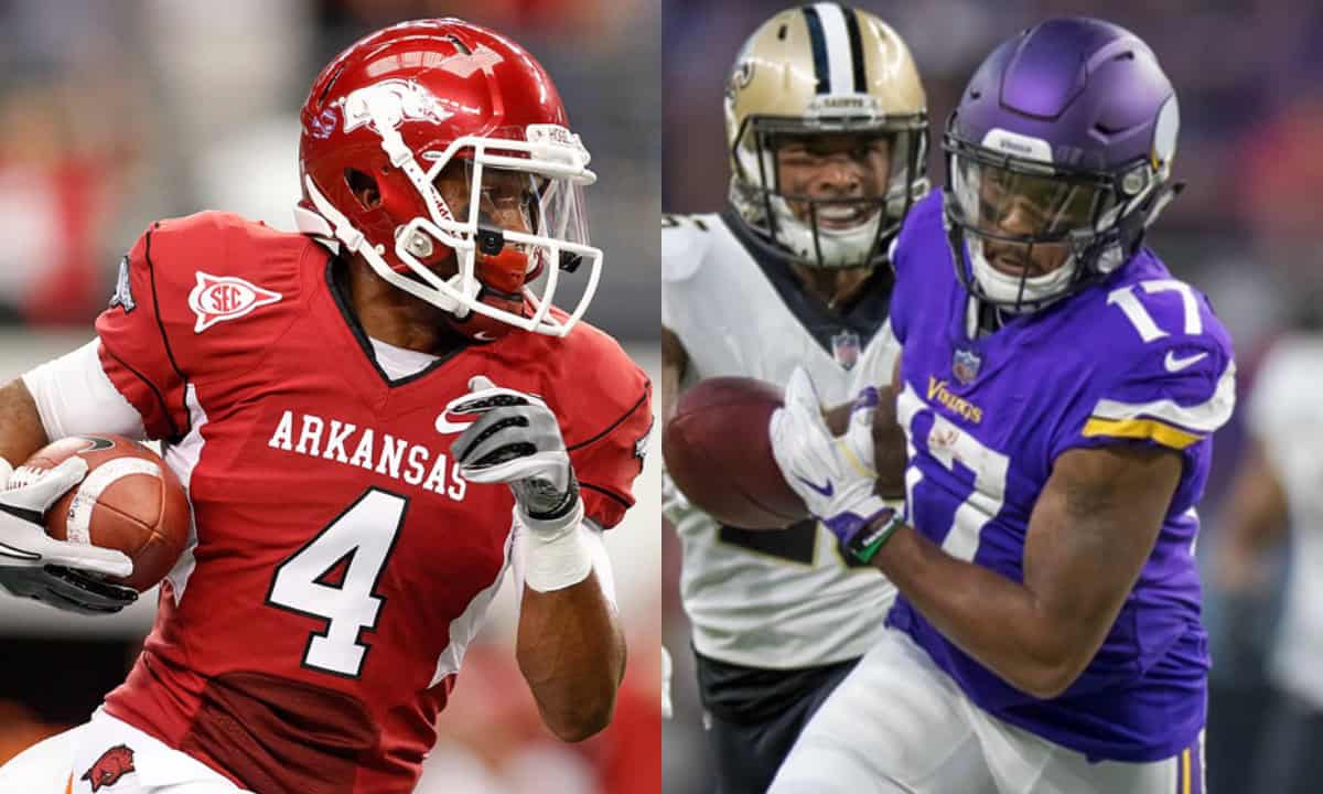 Jarius Wright, Arkansas football, Minnesota Vikings