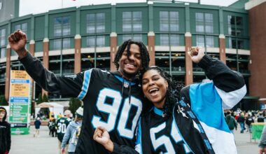 Panthers fans make the trek to Green Bay to welcome next star 