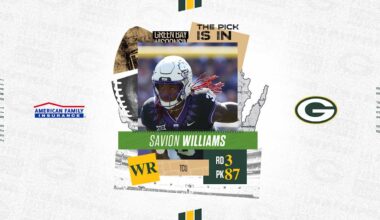 Packers select TCU WR Savion Williams in 3rd round, No. 87 overall