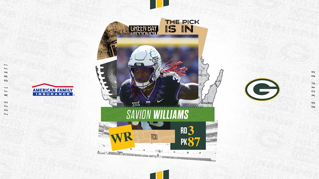 Packers select TCU WR Savion Williams in 3rd round, No. 87 overall