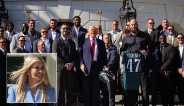 Eagles White House visit: Eli Ricks calls Ivanka Trump 'beautiful'