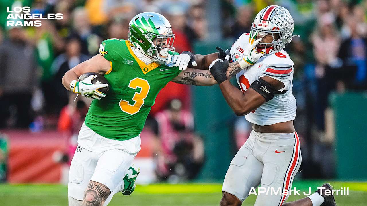 Rams tight end Terrance Ferguson, No. 46 pick in 2025 NFL Draft, excited about opportunity to work with Matthew Stafford