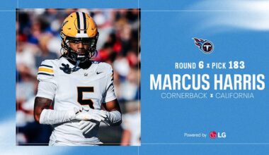 Titans Select California CB Marcus Harris in Sixth Round of the NFL Draft