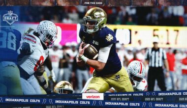 ‘No place I’d rather be:’ Riley Leonard excited to learn, compete in Colts' QB room