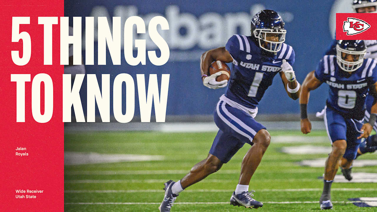 Five Things to Know About Chiefs Fourth-Round Pick WR Jalen Royals