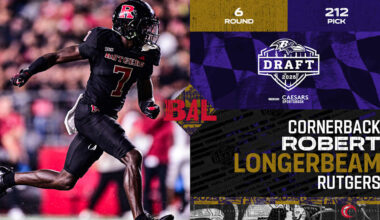 Ravens Draft Cornerback Robert Longerbeam in Sixth Round