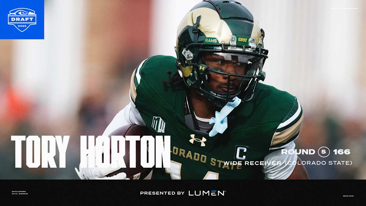 Wide Receiver, Tory Horton, Colorado State, Pick No. 166