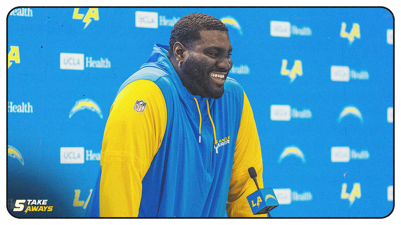 Why the Chargers 'Felt Like Home' For Mekhi Becton