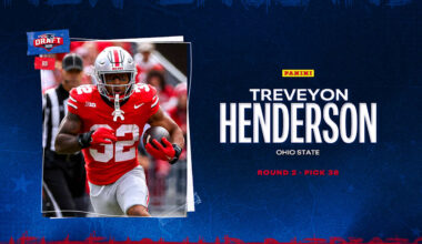 Patriots Add Explosive Playmaker TreVeyon Henderson at No. 38