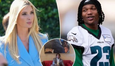Eagles' Eli Ricks fawns over Ivanka Trump after White House visit