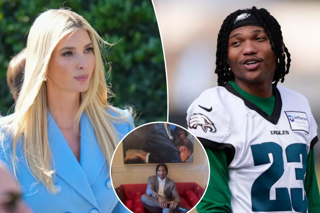 Eagles' Eli Ricks fawns over Ivanka Trump after White House visit