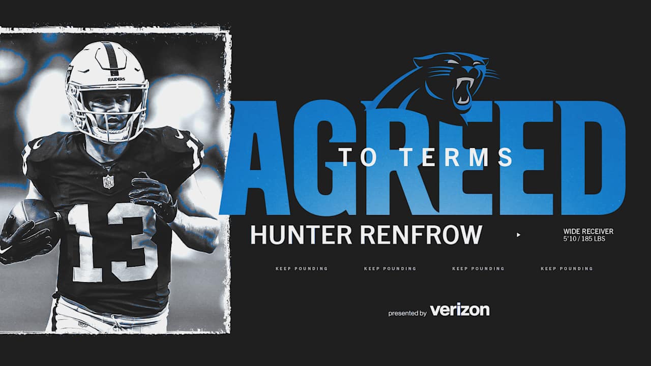 Panthers agree to terms with veteran wideout, Clemson legend Hunter Renfrow