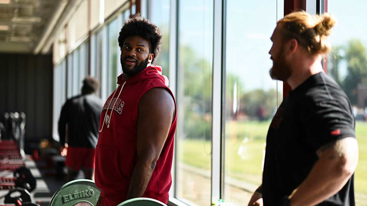 Paris Johnson Jr. 'Completely' Healthy As Cardinals Kick Off Offseason Program