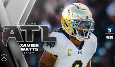 Falcons select safety Xavier Watts with the No. 96 pick in 2025 NFL Draft