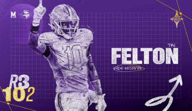 Vikings Draft Maryland Receiver Tai Felton with 102nd Pick of 2025 - Minnesota Vikings